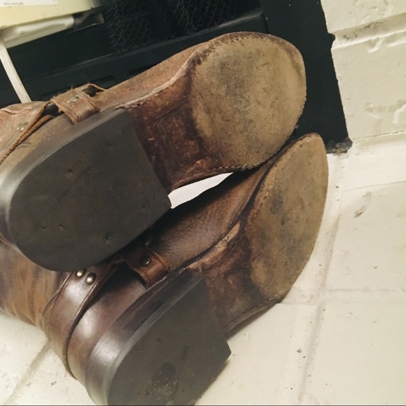 FRYE Rustic Harness Boots - Picture 6 of 7